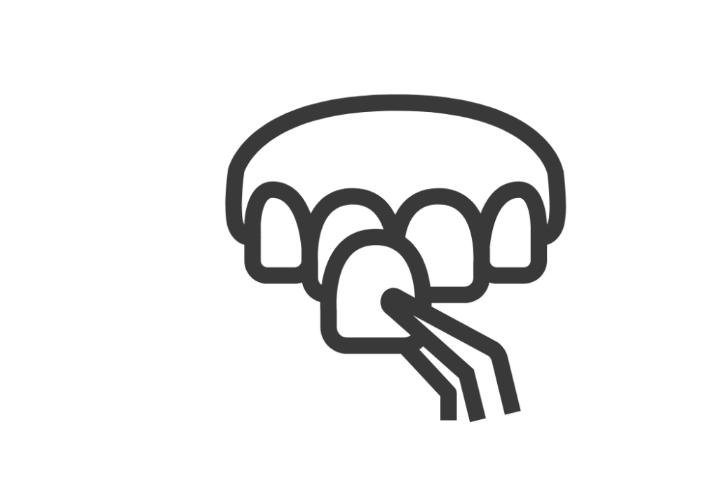 tooth cleaning icon